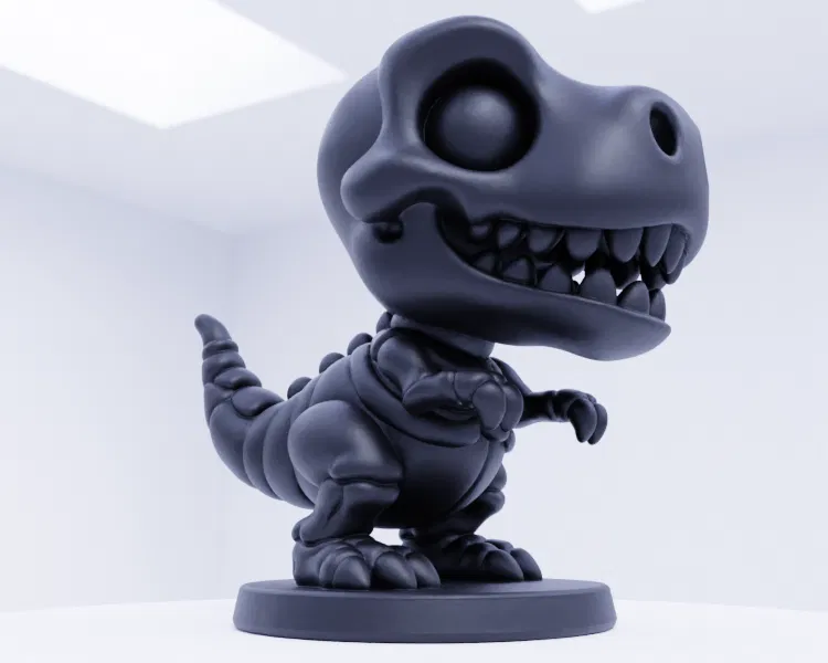 Mô Hình Khủng Long Bộ Xương Dễ Thương - Trang Trí Tiền Sử Độc Đáo - Image 2