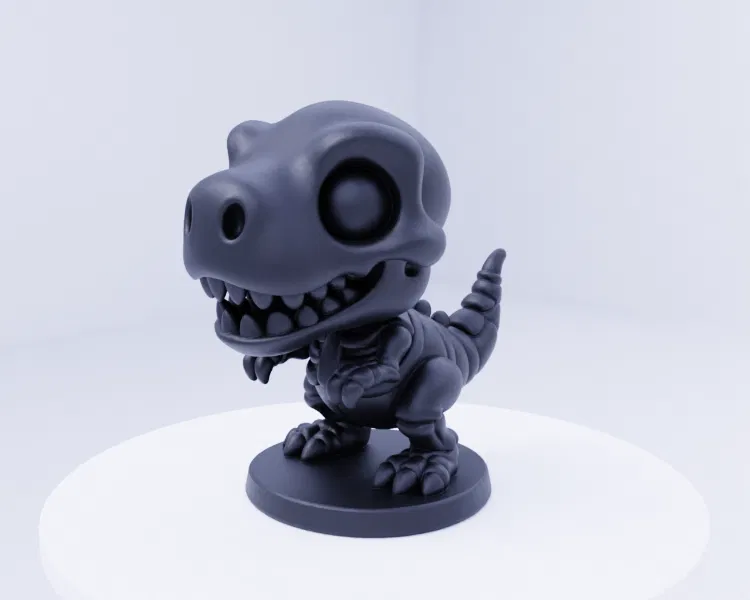 Mô Hình Khủng Long Bộ Xương Dễ Thương - Trang Trí Tiền Sử Độc Đáo - Image 7