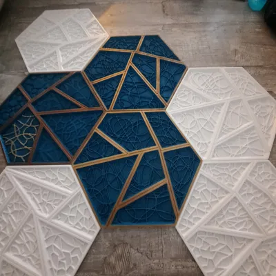 Tấm Ốp Tường Lục Giác Hexagon