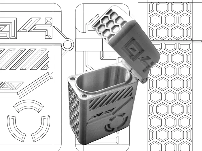 Hộp Đựng Đồ (Phong Cách Sci-Fi Nghệ Thuật) - Image 1