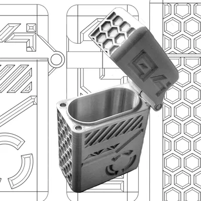 Hộp Đựng Đồ (Phong Cách Sci-Fi Nghệ Thuật)