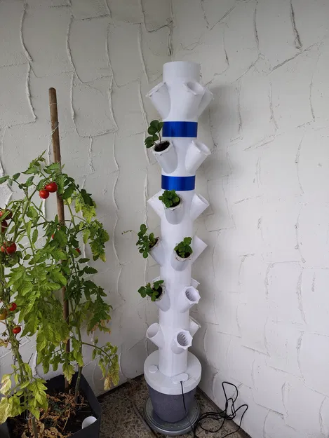 Tháp Thủy Canh Module Lớn Trồng Cây Ăn Trái & Dâu Tây - Image 1