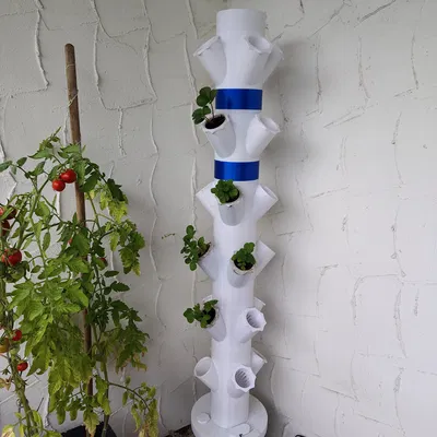 Tháp Thủy Canh Module Lớn Trồng Cây Ăn Trái & Dâu Tây