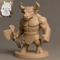 Tượng Minotaur 3D - Thumbnail 1
