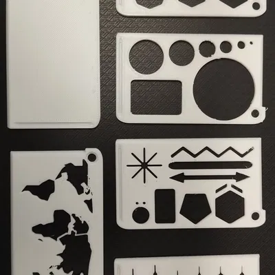 Khuôn vẽ cho bút chì kỹ thuật/bút chì cơ