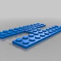 Bộ chữ cái và số tương thích Lego - Thumbnail 14