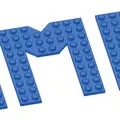 Bộ chữ cái và số tương thích Lego - Thumbnail 33