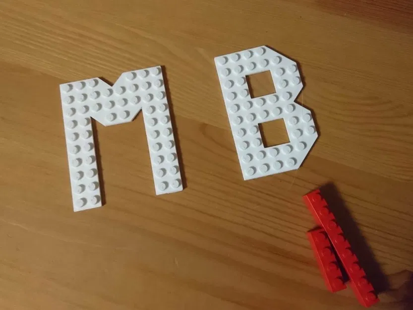 Bộ chữ cái và số tương thích Lego - Image 34