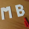 Bộ chữ cái và số tương thích Lego - Thumbnail 34