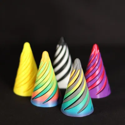 Đồ Chơi Cây Quay Fidget Spinner Hình Xoắn Ốc