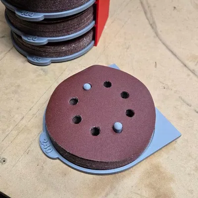 Giá Đựng Giấy Nhám Quỹ Đạo 5 Inch