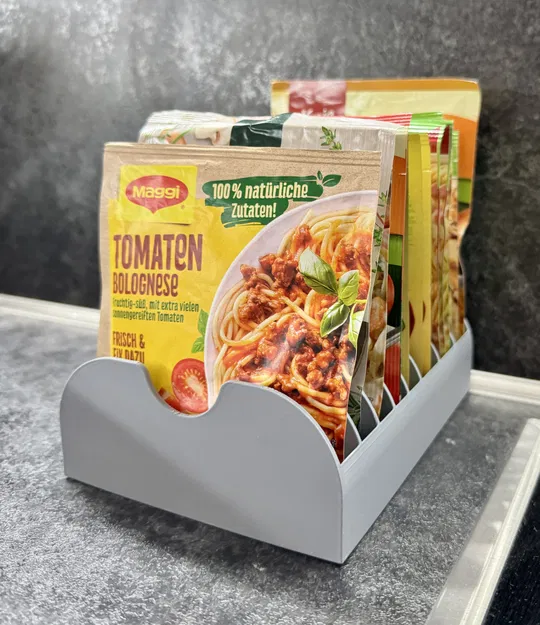 Khay Đựng Gói Gia Vị Nấu Ăn – 8 Ngăn - Image 1