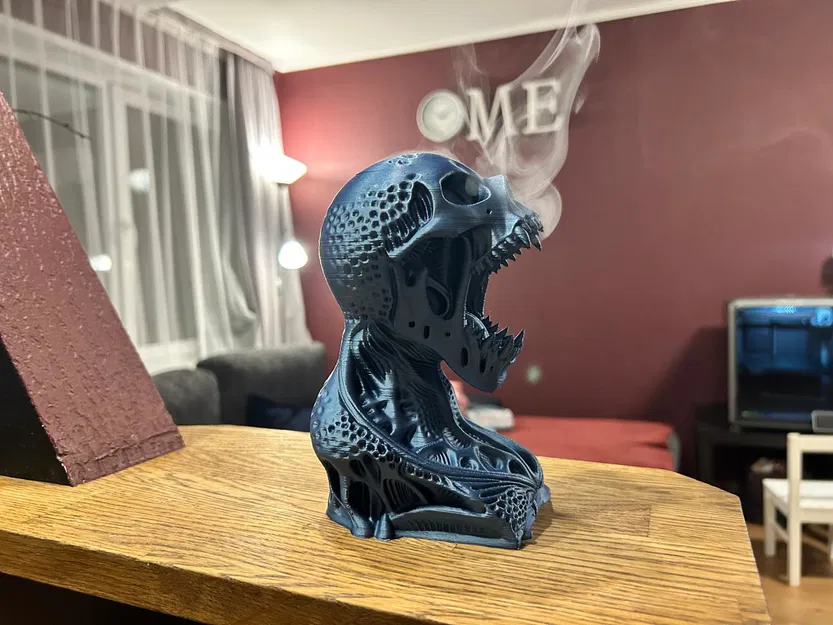 Tượng Đầu Lâu Xông Trầm Thơm - Image 1