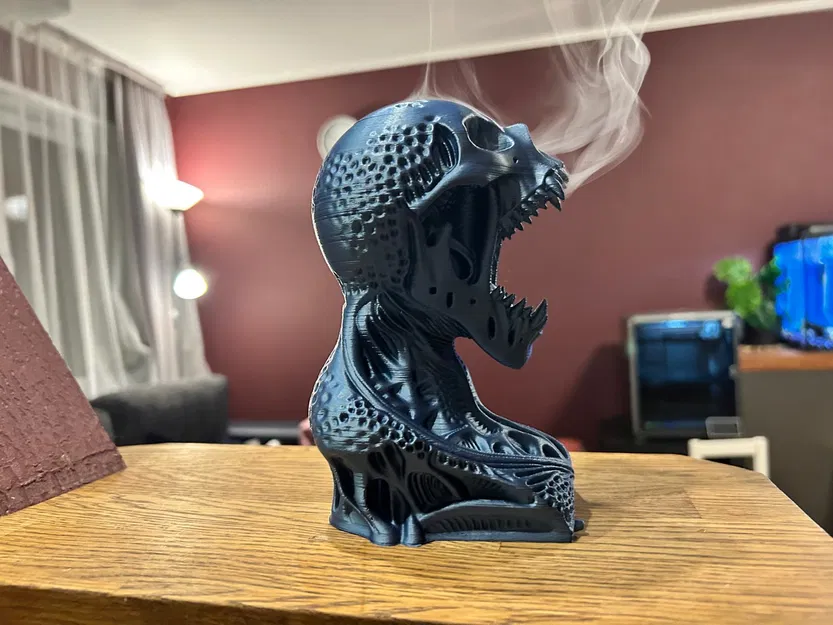 Tượng Đầu Lâu Xông Trầm Thơm - Image 6