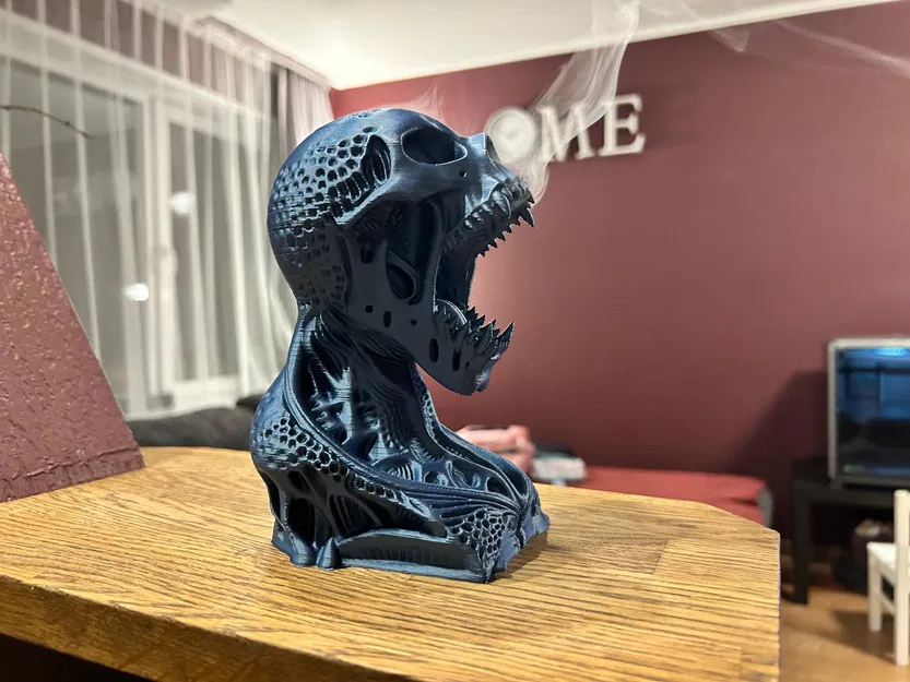 Tượng Đầu Lâu Xông Trầm Thơm - Image 7