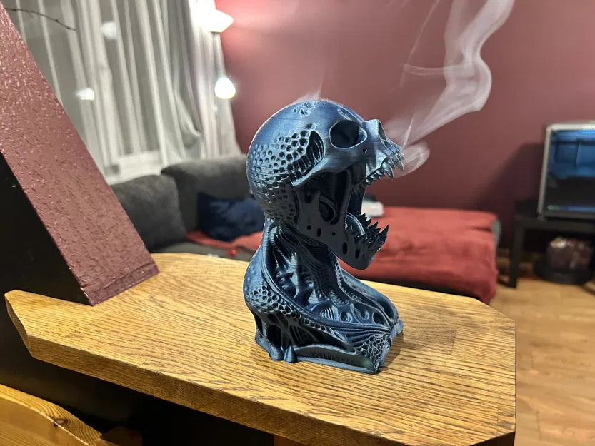 Tượng Đầu Lâu Xông Trầm Thơm - Image 8