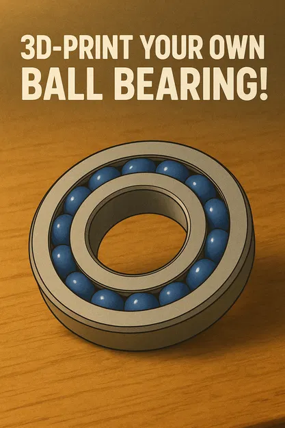 Vòng Bi In 3D – 17x33x5 mm (Kiểu 6003) - Image 1