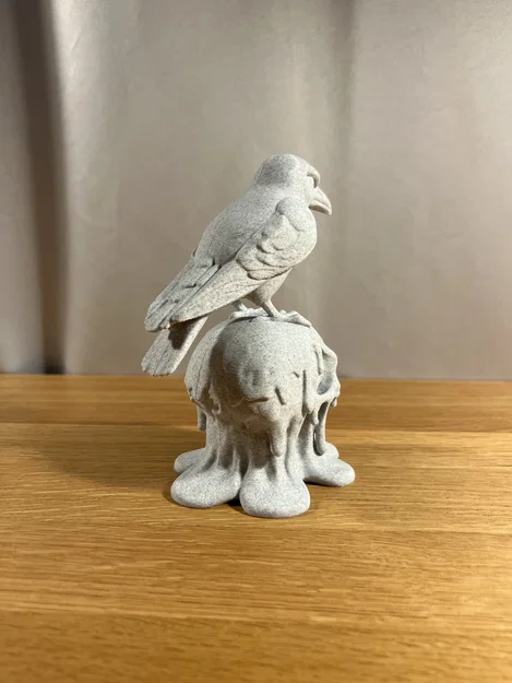 Tượng Đầu Lâu Tan Chảy Cùng Quạ - Image 6