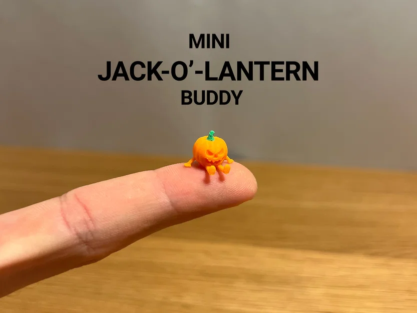 Mini Jack-O’-Lantern Buddy Tí Hon - Image 1