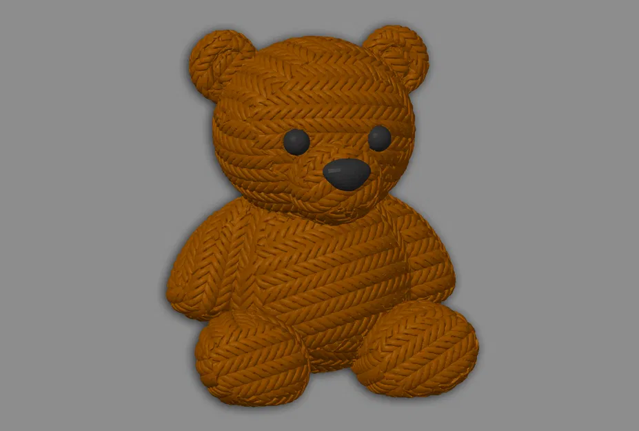 Gấu Bông Len Móc Khóa Gấu Bông - Image 1