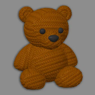 Gấu Bông Len Móc Khóa Gấu Bông