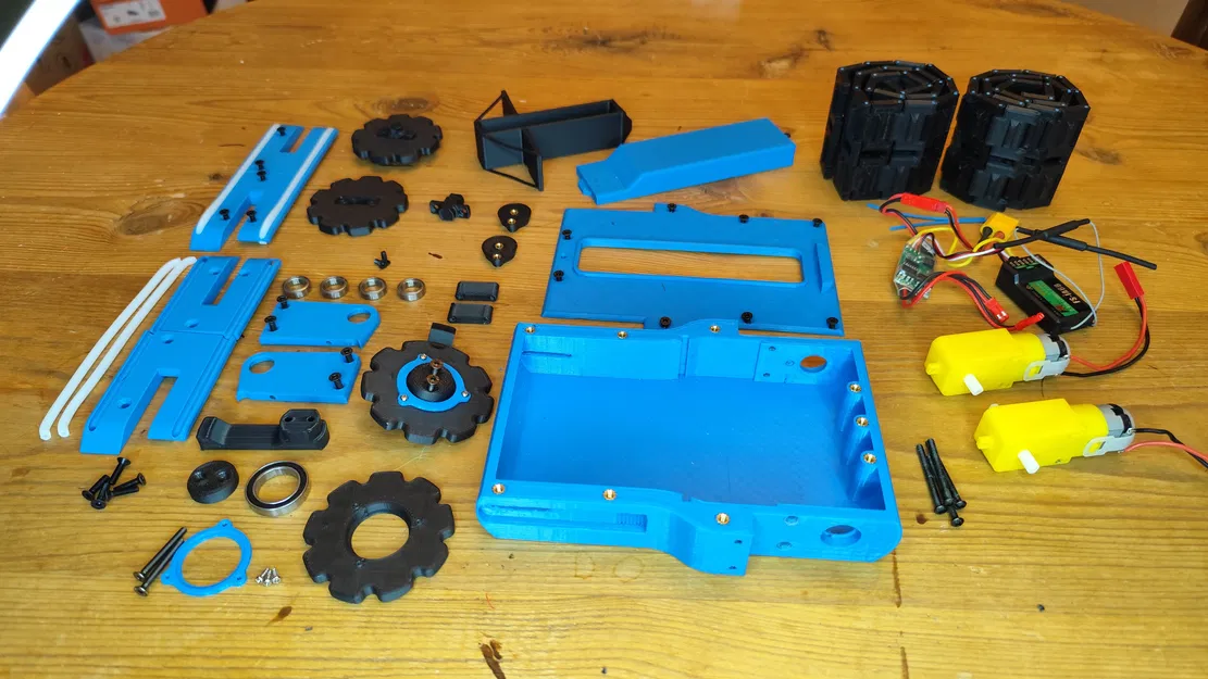 MicroTrackRC bởi 3Drcnc - Xe Bánh Xích In 3D - Image 3