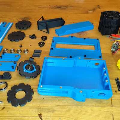 MicroTrackRC bởi 3Drcnc - Xe Bánh Xích In 3D