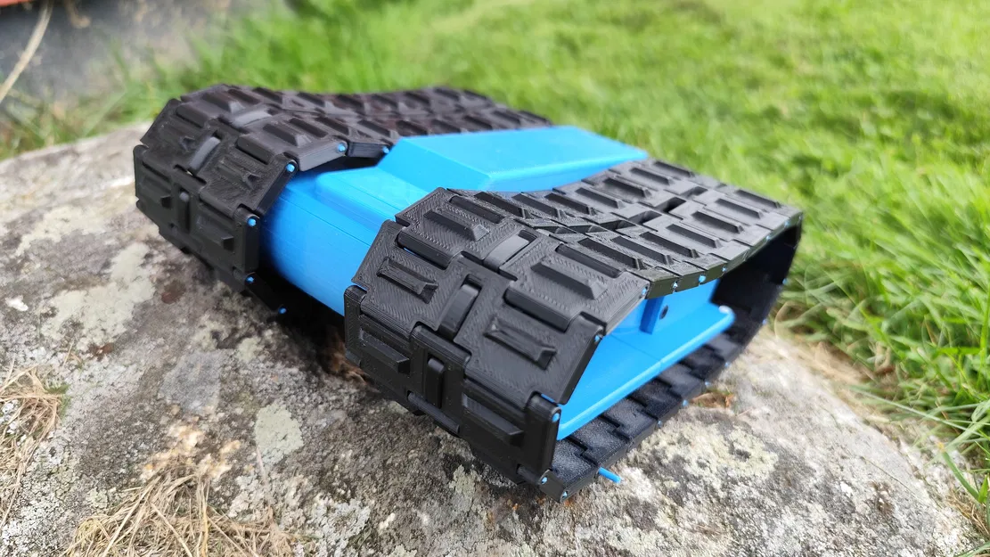 MicroTrackRC bởi 3Drcnc - Xe Bánh Xích In 3D - Image 7