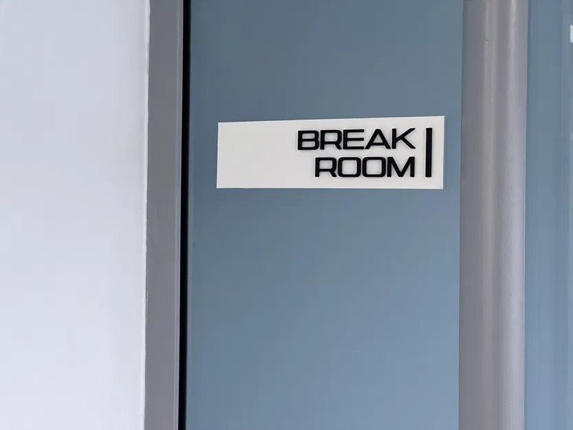 Tấm Biển Treo Tường Severance Chính Xác Như Phim - Image 2