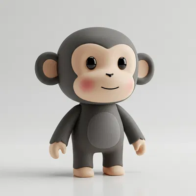 Khỉ Đồ Chơi Động Vật Dễ Thương Cho Bé [YAMSASO DESIGN]