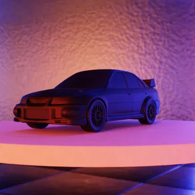 Vỏ ngoài Mitsubishi Lancer Evolution VI chi tiết cao