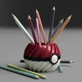 Chỗ Cắm Bút Hình PokéBall Siêu Xịn - Thumbnail 1