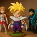 Chibi Super Saiyan Gohan – Mô Hình 3D Có Đế Cỏ - Thumbnail 1