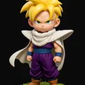 Chibi Super Saiyan Gohan – Mô Hình 3D Có Đế Cỏ - Thumbnail 3