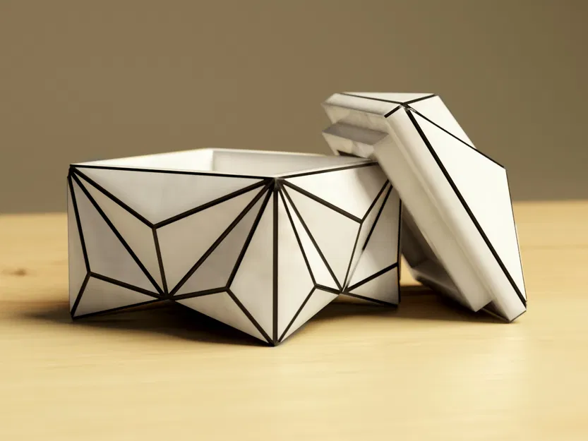 Hộp Chứa Lập Thể Tinh Thể, 1911 - Image 2