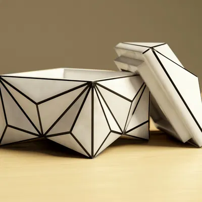 Hộp Chứa Lập Thể Tinh Thể, 1911