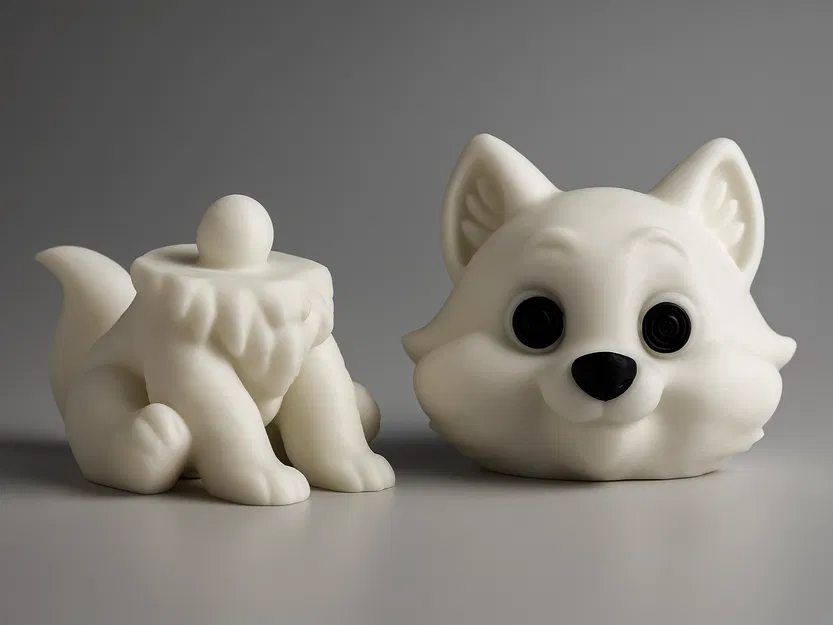 Sói Tuyết Flexi - Không AMS - Không Support - Đầu + Thân - Image 1