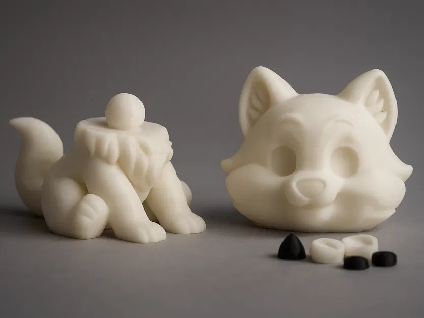 Sói Tuyết Flexi - Không AMS - Không Support - Đầu + Thân - Image 3