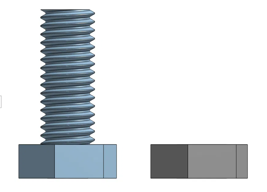 Ốc Vít và Đai Ốc M8 × 1.25 mm (In 3D, Ren ISO Metric) - Image 2