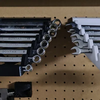 Giá Đỡ Cờ Lê Đa Năng Cho Bảng Pegboard (8 cái)