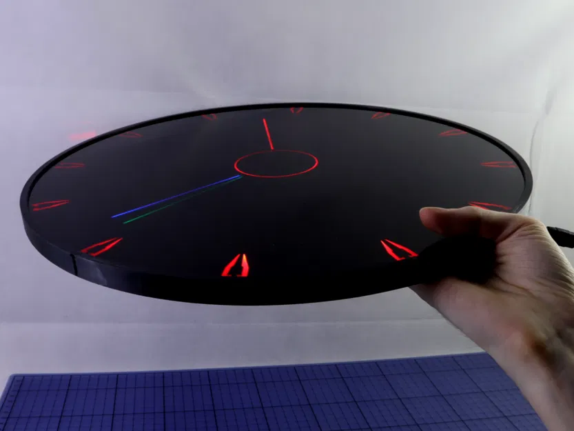 Đồng hồ treo tường Fiberoptic WLED Hybrid (40cm) v6.2 - Image 8