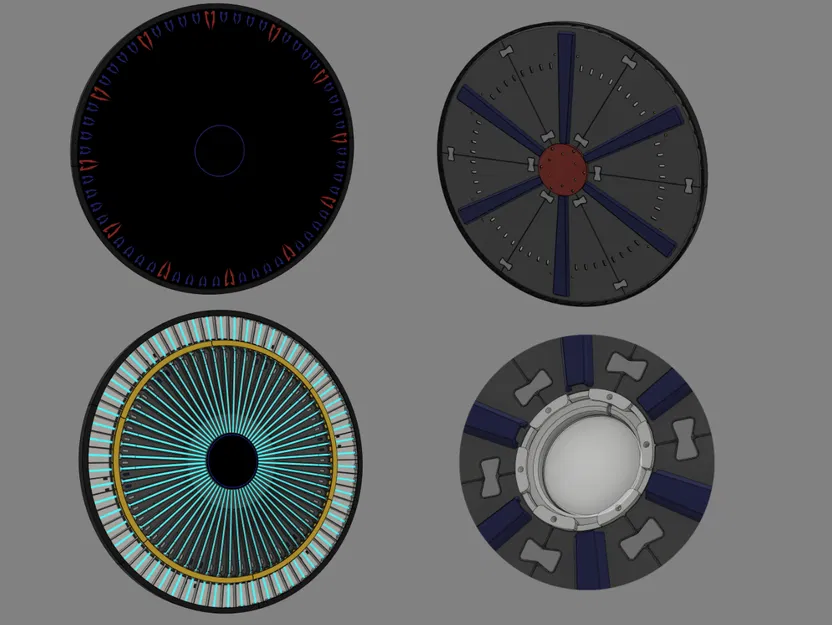 Đồng hồ treo tường Fiberoptic WLED Hybrid (40cm) v6.2 - Image 9