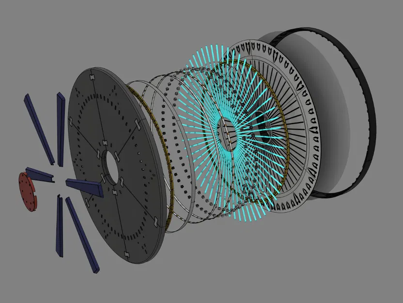 Đồng hồ treo tường Fiberoptic WLED Hybrid (40cm) v6.2 - Image 11