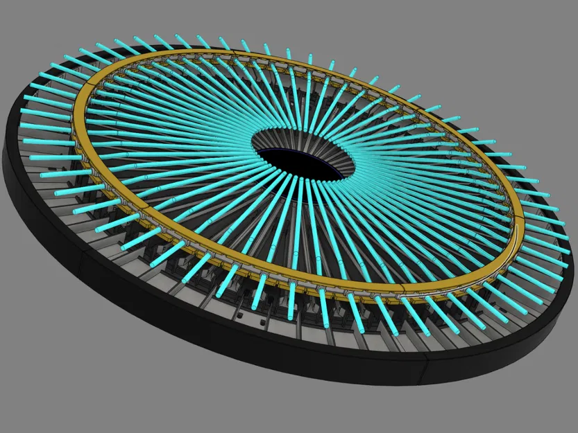 Đồng hồ treo tường Fiberoptic WLED Hybrid (40cm) v6.2 - Image 12