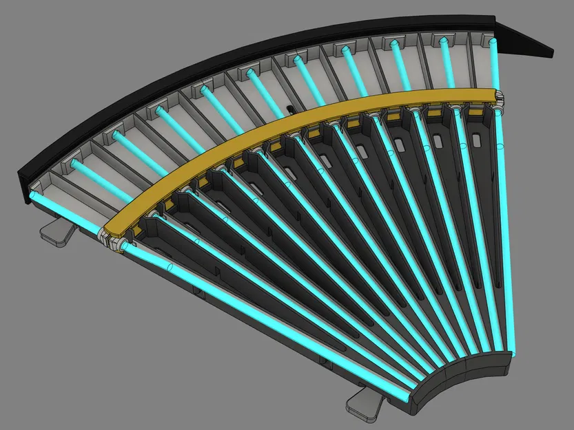 Đồng hồ treo tường Fiberoptic WLED Hybrid (40cm) v6.2 - Image 14