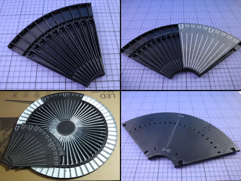 Đồng hồ treo tường Fiberoptic WLED Hybrid (40cm) v6.2 - Image 17