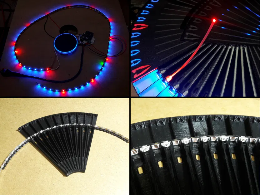 Đồng hồ treo tường Fiberoptic WLED Hybrid (40cm) v6.2 - Image 18