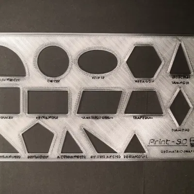 Mẫu Vẽ Hình Học - Khuôn Vẽ