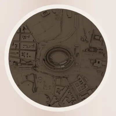 Đấu trường Colosseum – Bản đồ Địa hình Tròn