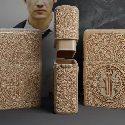 Hộp Đựng Thuốc/Gia Vị Zippo Thánh Benedict Constantine